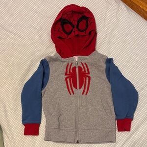 Hanna Andersson Marvel Spider-Man Hoodie for toddlers size 4T